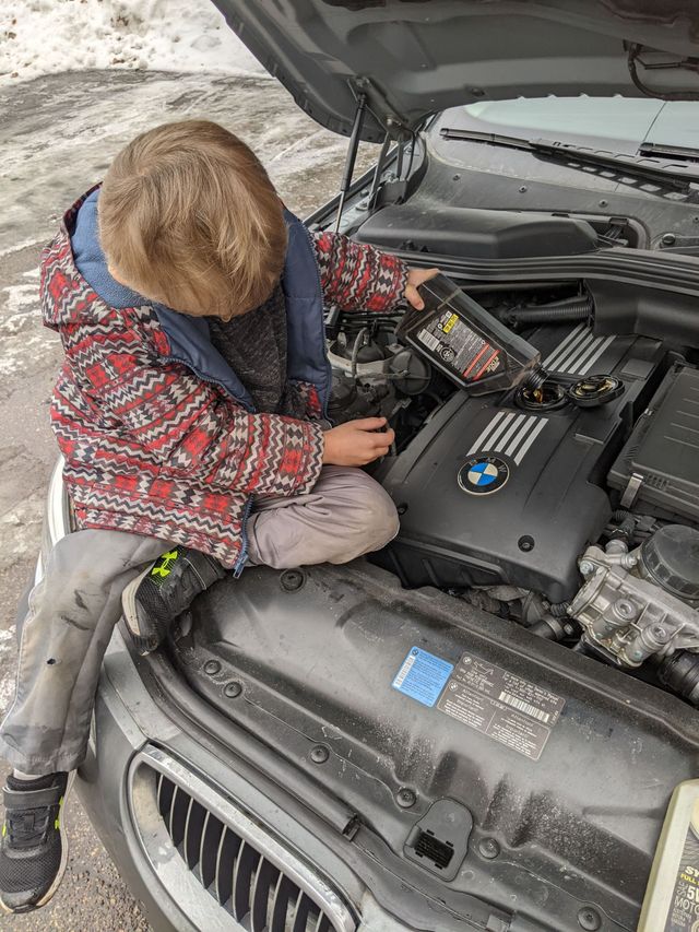 Changing my oil best sale